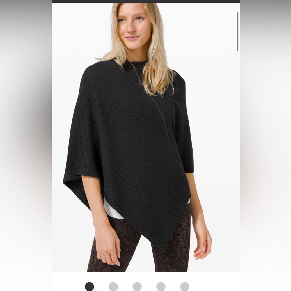 Lululemon On The Go Poncho Wrap Scarf Shawl